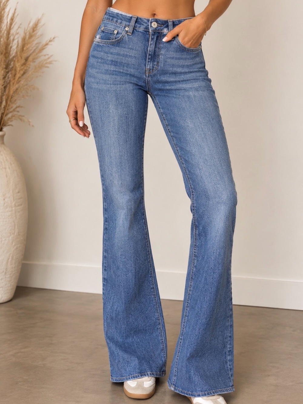 Route 66 Light Blue Flared Women's Jeans